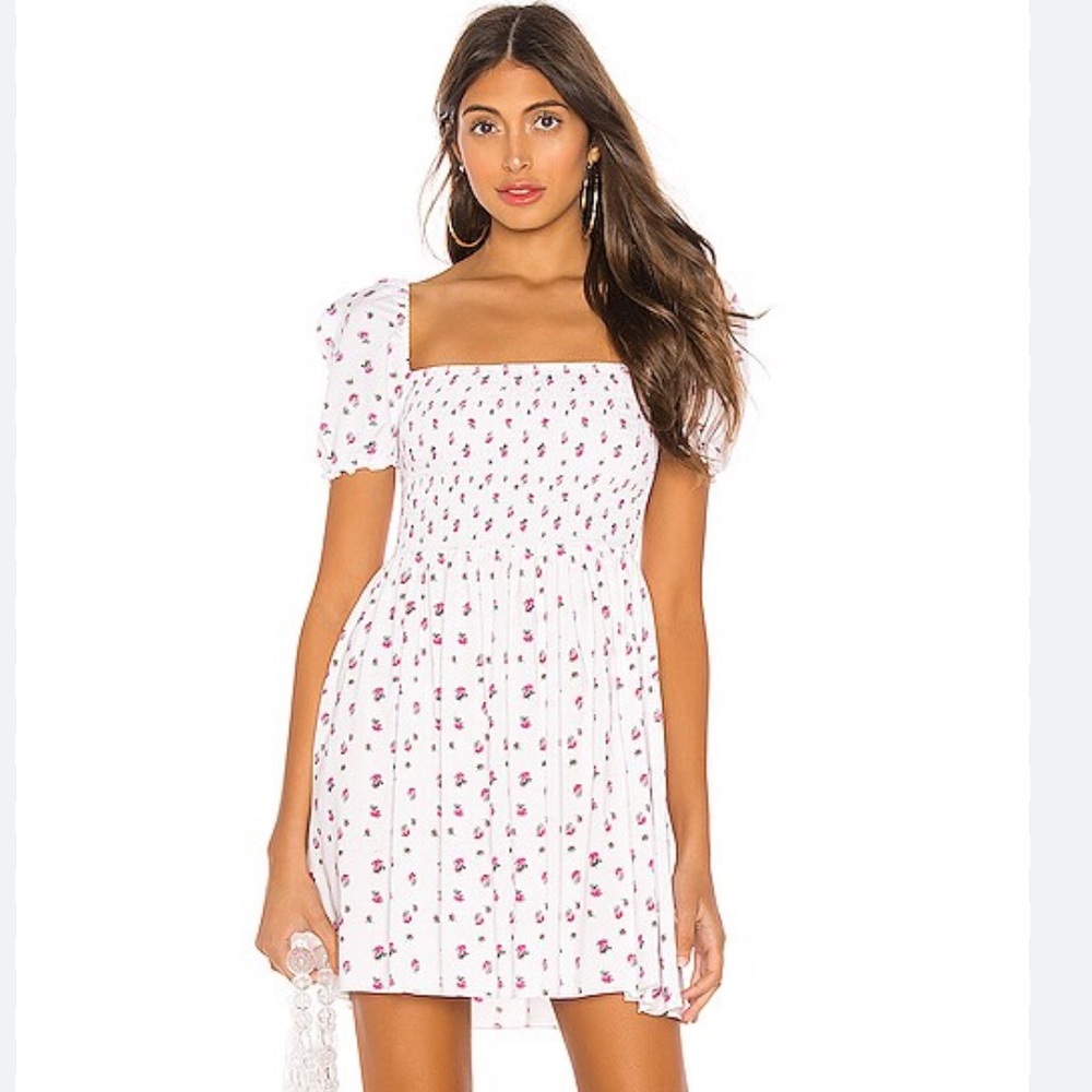 Revolve LPA Violet Dress In Romantic Floral